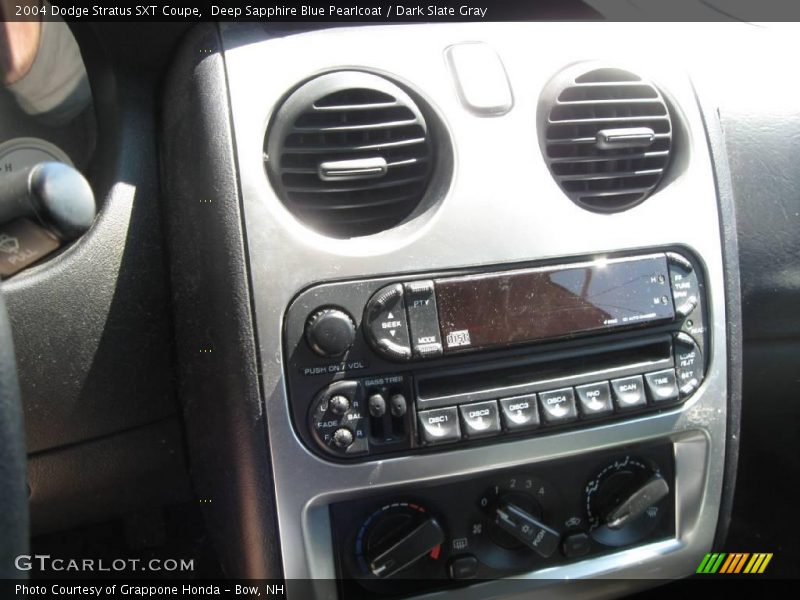 Deep Sapphire Blue Pearlcoat / Dark Slate Gray 2004 Dodge Stratus SXT Coupe