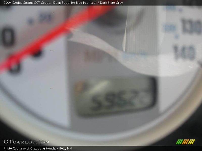 Deep Sapphire Blue Pearlcoat / Dark Slate Gray 2004 Dodge Stratus SXT Coupe
