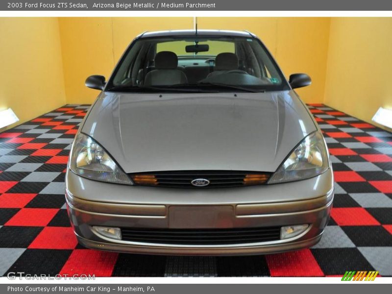 Arizona Beige Metallic / Medium Parchment 2003 Ford Focus ZTS Sedan