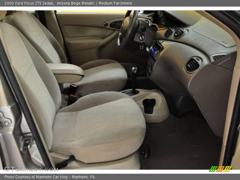Arizona Beige Metallic / Medium Parchment 2003 Ford Focus ZTS Sedan
