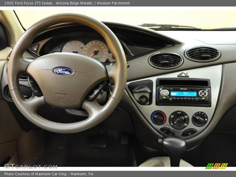Arizona Beige Metallic / Medium Parchment 2003 Ford Focus ZTS Sedan