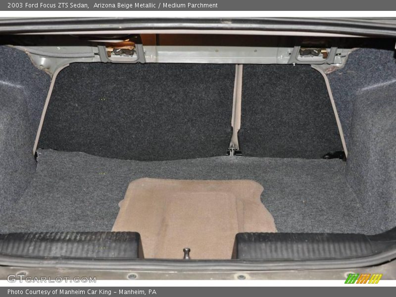 Arizona Beige Metallic / Medium Parchment 2003 Ford Focus ZTS Sedan