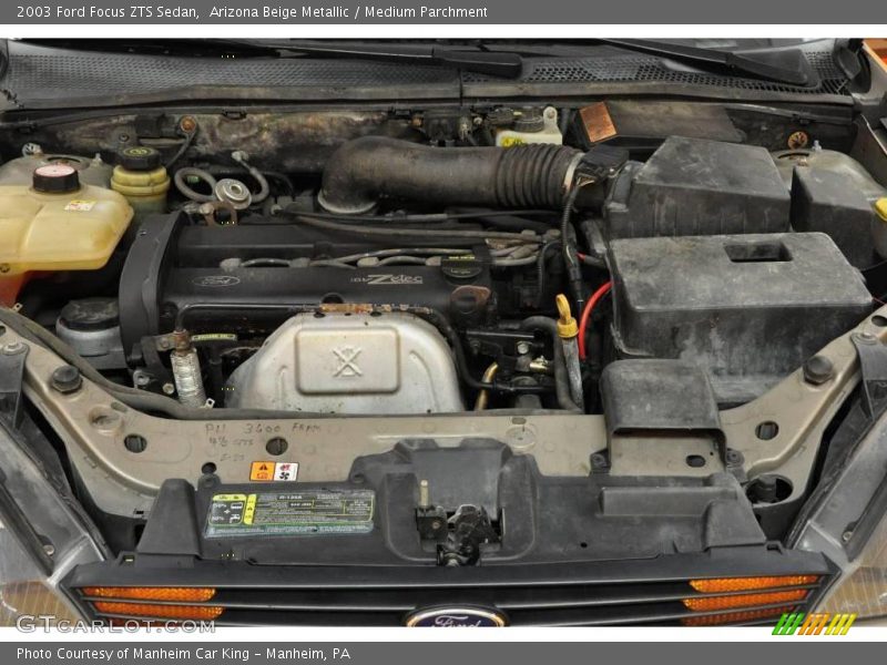 Arizona Beige Metallic / Medium Parchment 2003 Ford Focus ZTS Sedan