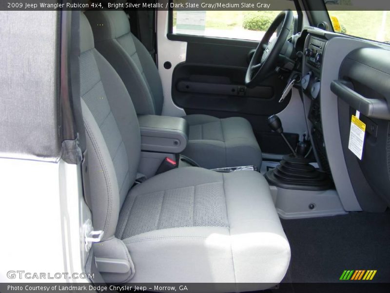 Bright Silver Metallic / Dark Slate Gray/Medium Slate Gray 2009 Jeep Wrangler Rubicon 4x4