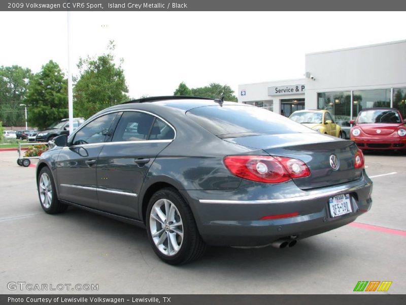 Island Grey Metallic / Black 2009 Volkswagen CC VR6 Sport