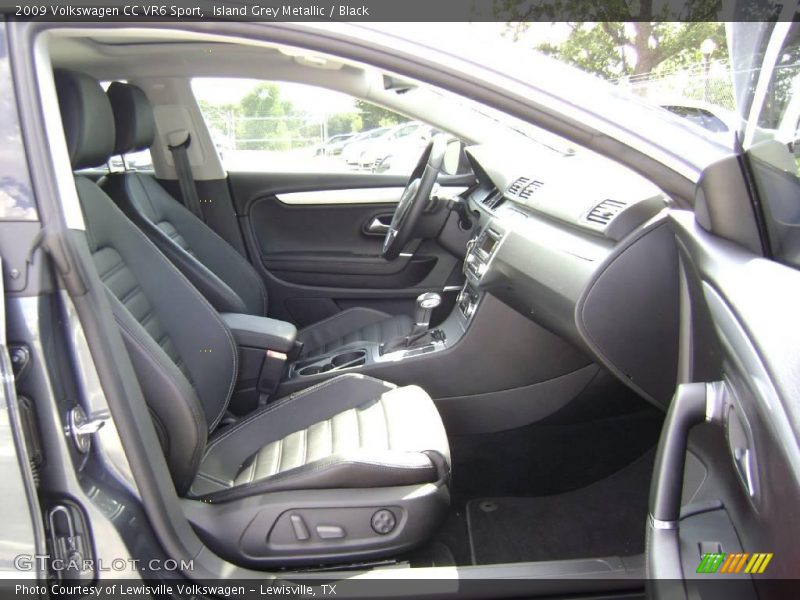 Island Grey Metallic / Black 2009 Volkswagen CC VR6 Sport
