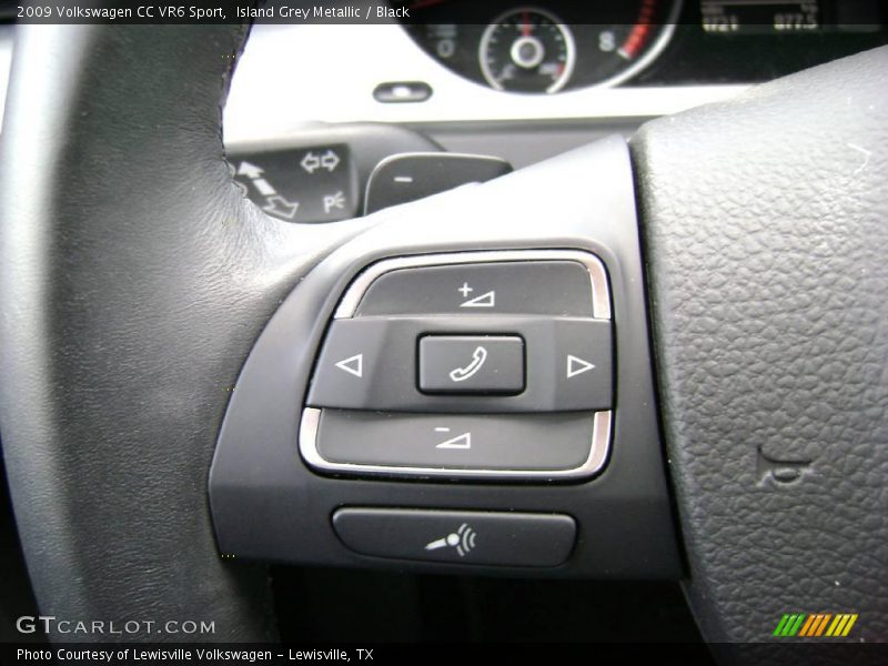 Island Grey Metallic / Black 2009 Volkswagen CC VR6 Sport
