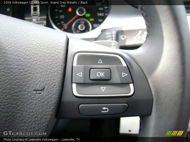Island Grey Metallic / Black 2009 Volkswagen CC VR6 Sport