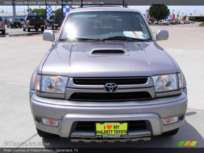 Thunder Cloud Metallic / Gray 2002 Toyota 4Runner Sport Edition