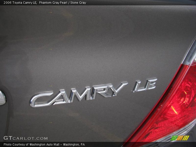 Phantom Gray Pearl / Stone Gray 2006 Toyota Camry LE
