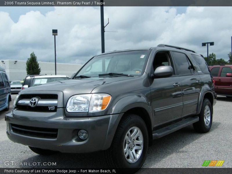 Phantom Gray Pearl / Taupe 2006 Toyota Sequoia Limited