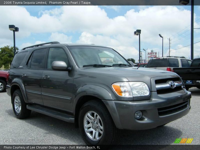 Phantom Gray Pearl / Taupe 2006 Toyota Sequoia Limited