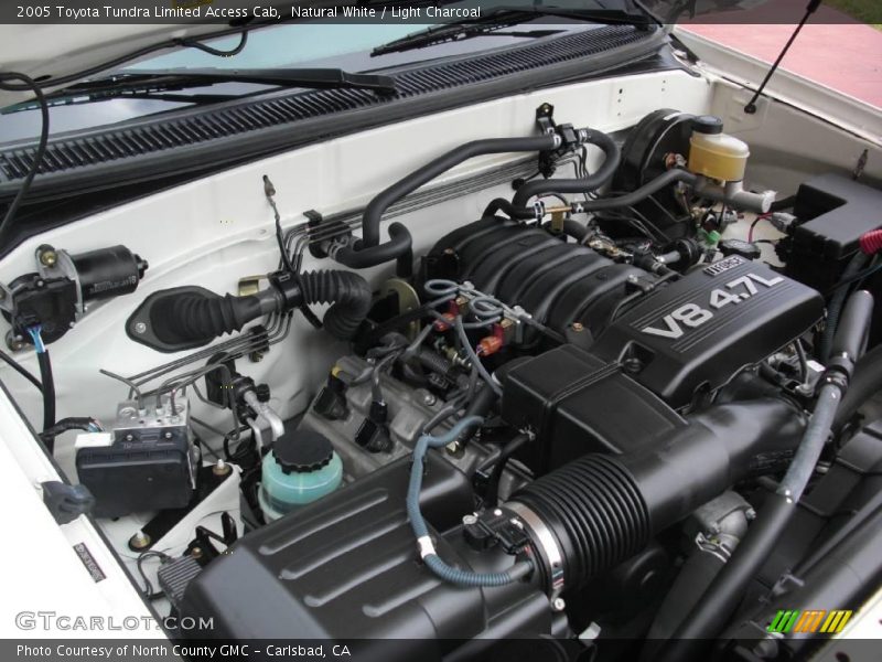 Natural White / Light Charcoal 2005 Toyota Tundra Limited Access Cab