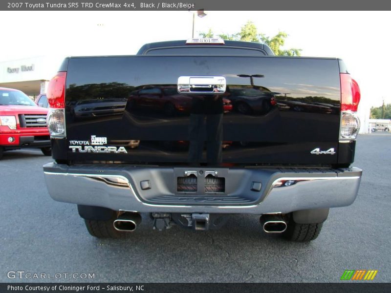 Black / Black/Beige 2007 Toyota Tundra SR5 TRD CrewMax 4x4