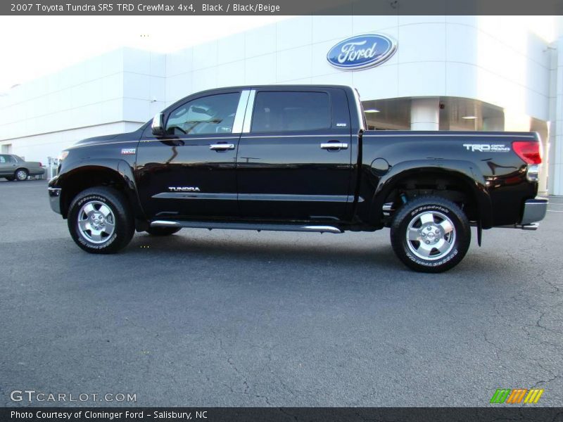 Black / Black/Beige 2007 Toyota Tundra SR5 TRD CrewMax 4x4