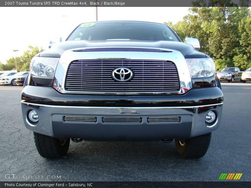 Black / Black/Beige 2007 Toyota Tundra SR5 TRD CrewMax 4x4