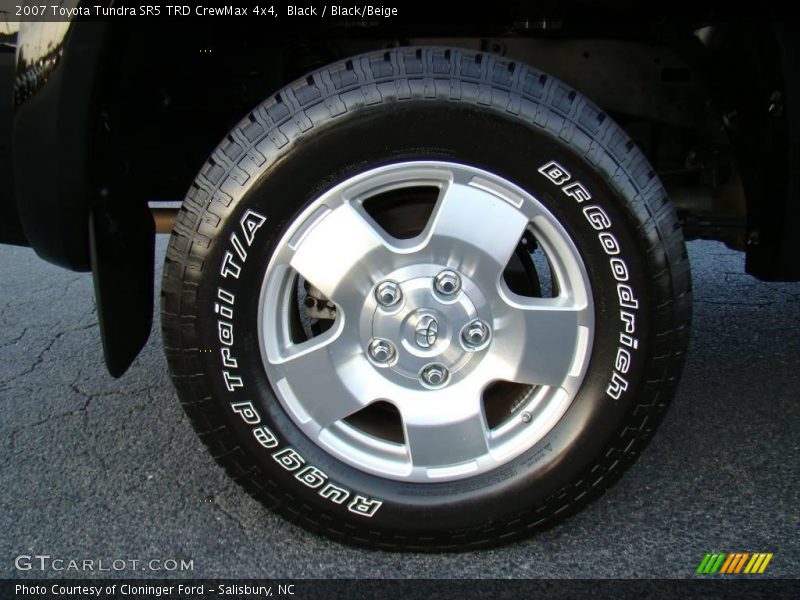 Black / Black/Beige 2007 Toyota Tundra SR5 TRD CrewMax 4x4