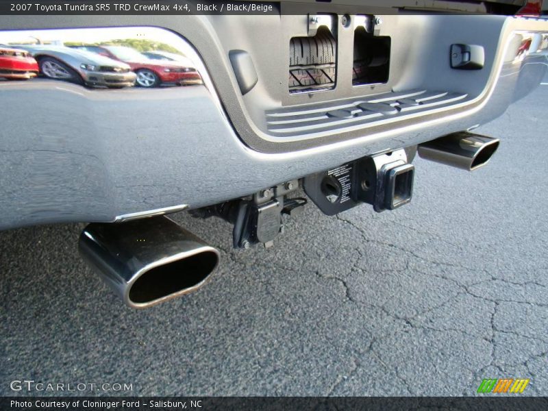 Black / Black/Beige 2007 Toyota Tundra SR5 TRD CrewMax 4x4