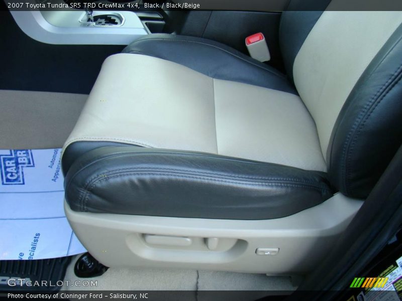 Black / Black/Beige 2007 Toyota Tundra SR5 TRD CrewMax 4x4