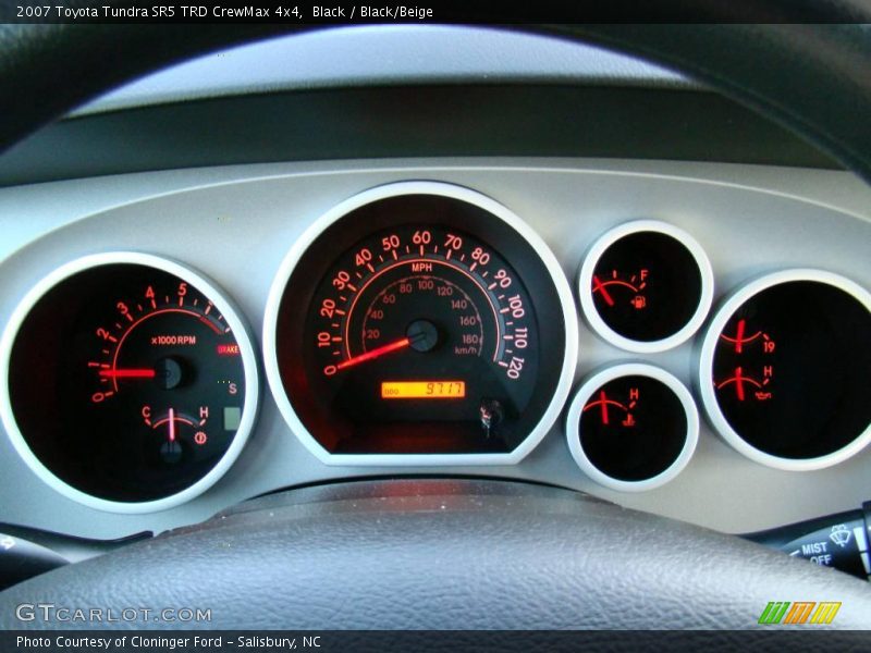 Black / Black/Beige 2007 Toyota Tundra SR5 TRD CrewMax 4x4