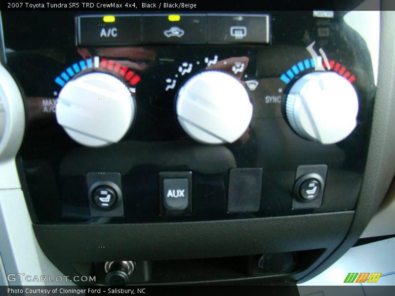 Black / Black/Beige 2007 Toyota Tundra SR5 TRD CrewMax 4x4