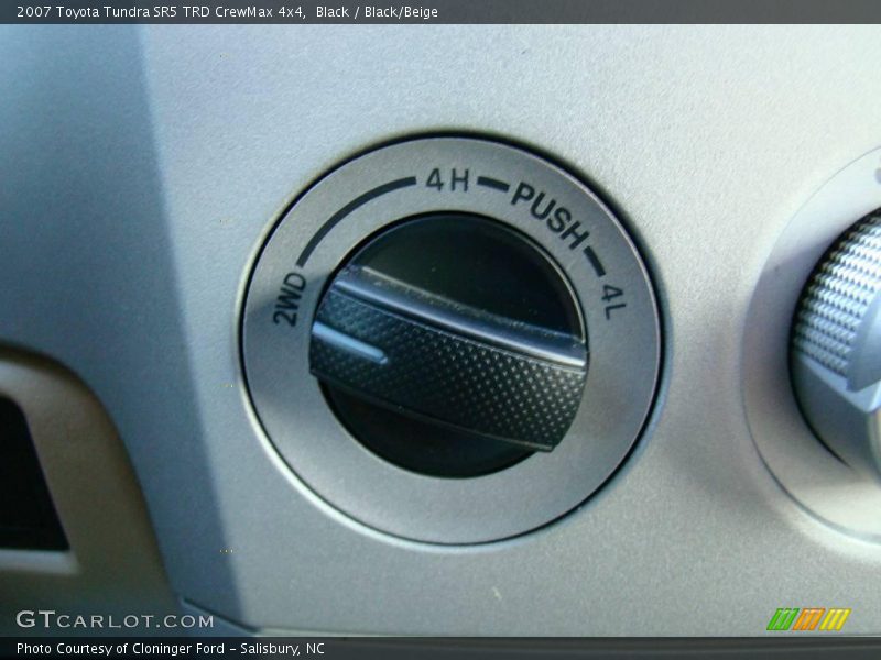 Black / Black/Beige 2007 Toyota Tundra SR5 TRD CrewMax 4x4