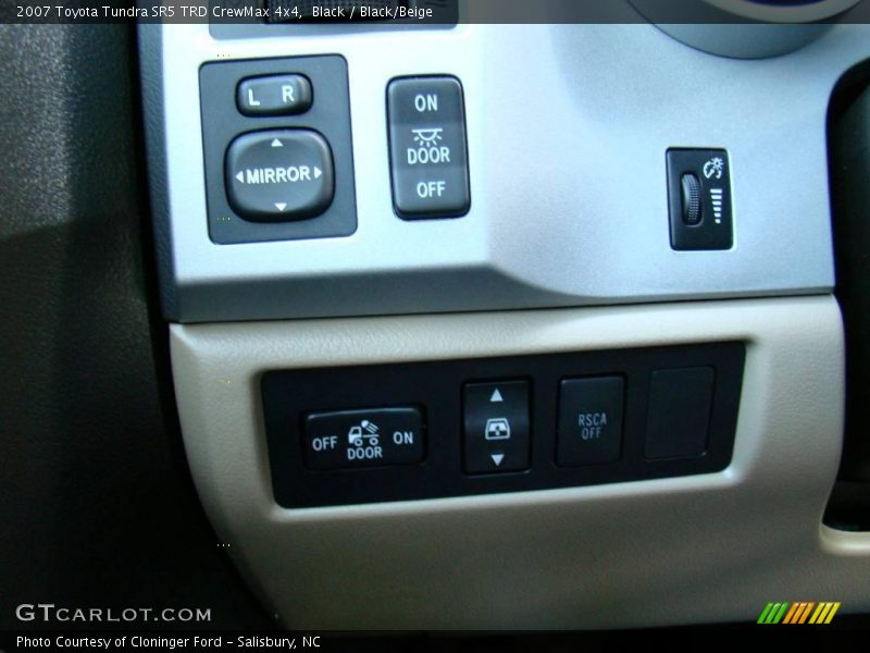 Black / Black/Beige 2007 Toyota Tundra SR5 TRD CrewMax 4x4