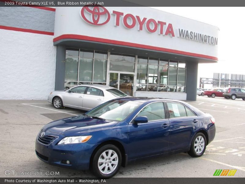 Blue Ribbon Metallic / Ash 2009 Toyota Camry XLE V6