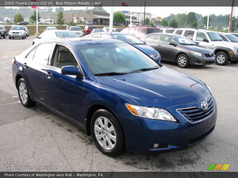 Blue Ribbon Metallic / Ash 2009 Toyota Camry XLE V6