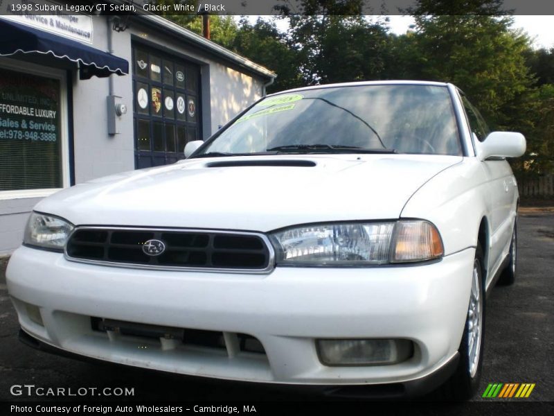 Glacier White / Black 1998 Subaru Legacy GT Sedan