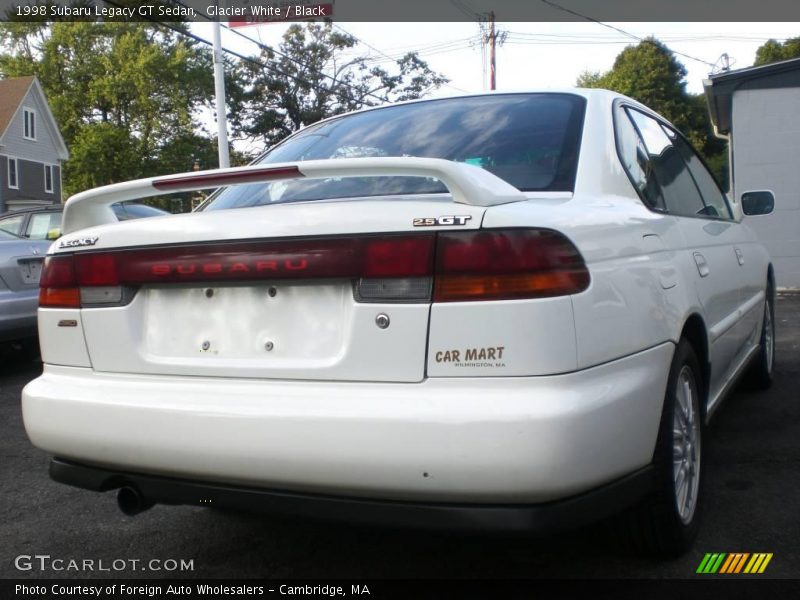 Glacier White / Black 1998 Subaru Legacy GT Sedan