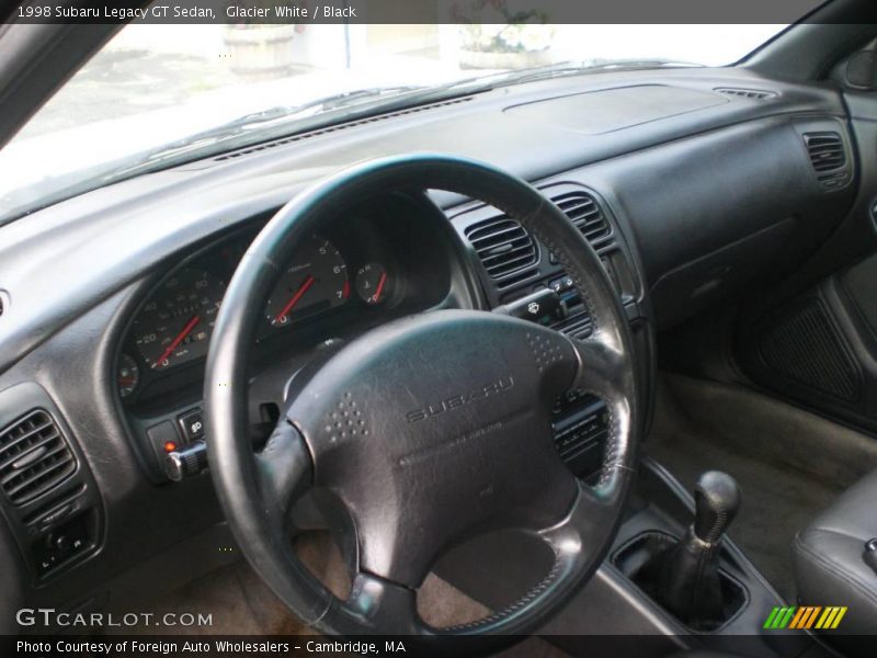 Glacier White / Black 1998 Subaru Legacy GT Sedan
