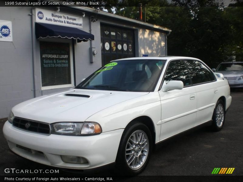 Glacier White / Black 1998 Subaru Legacy GT Sedan