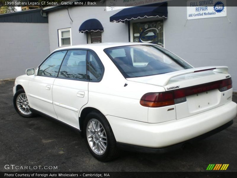 Glacier White / Black 1998 Subaru Legacy GT Sedan