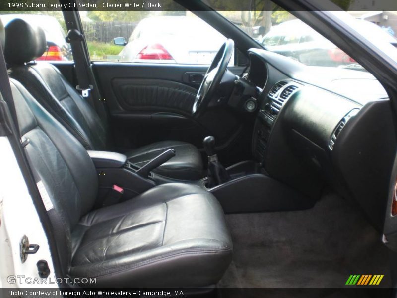 Glacier White / Black 1998 Subaru Legacy GT Sedan