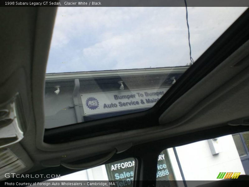 Glacier White / Black 1998 Subaru Legacy GT Sedan