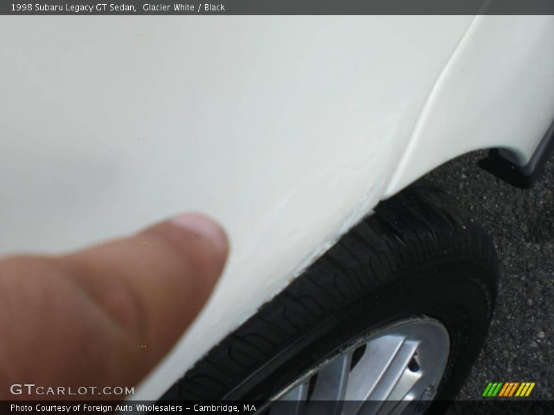 Glacier White / Black 1998 Subaru Legacy GT Sedan