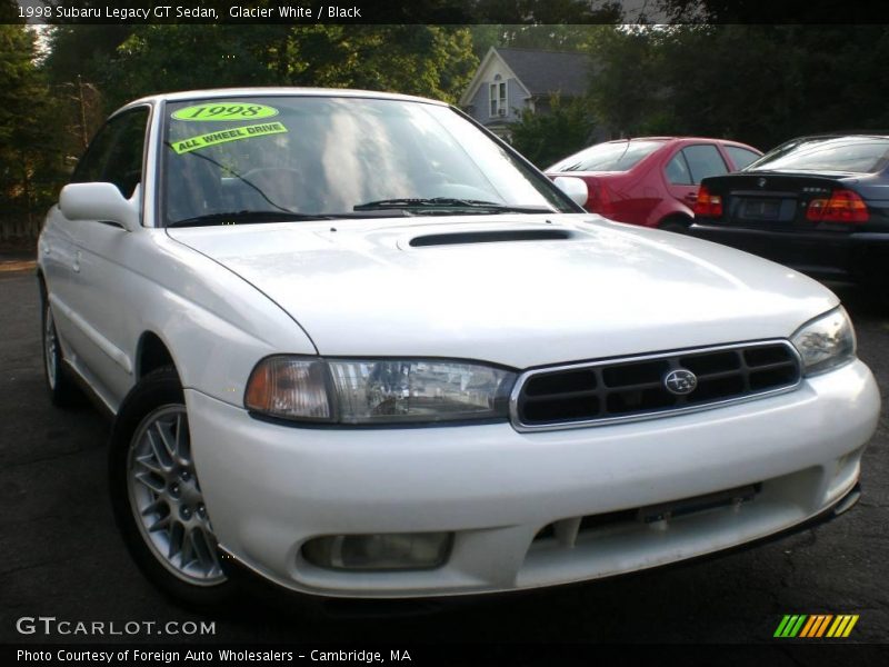 Glacier White / Black 1998 Subaru Legacy GT Sedan