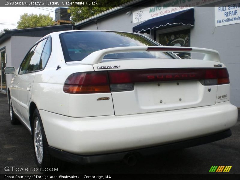 Glacier White / Black 1998 Subaru Legacy GT Sedan