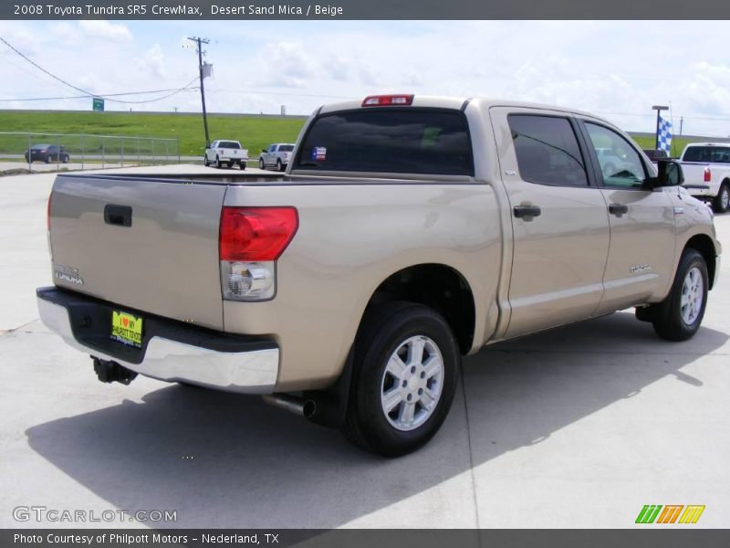 Desert Sand Mica / Beige 2008 Toyota Tundra SR5 CrewMax