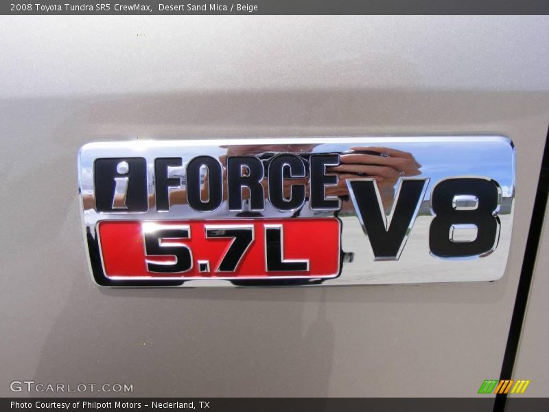 Desert Sand Mica / Beige 2008 Toyota Tundra SR5 CrewMax