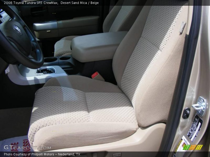 Desert Sand Mica / Beige 2008 Toyota Tundra SR5 CrewMax