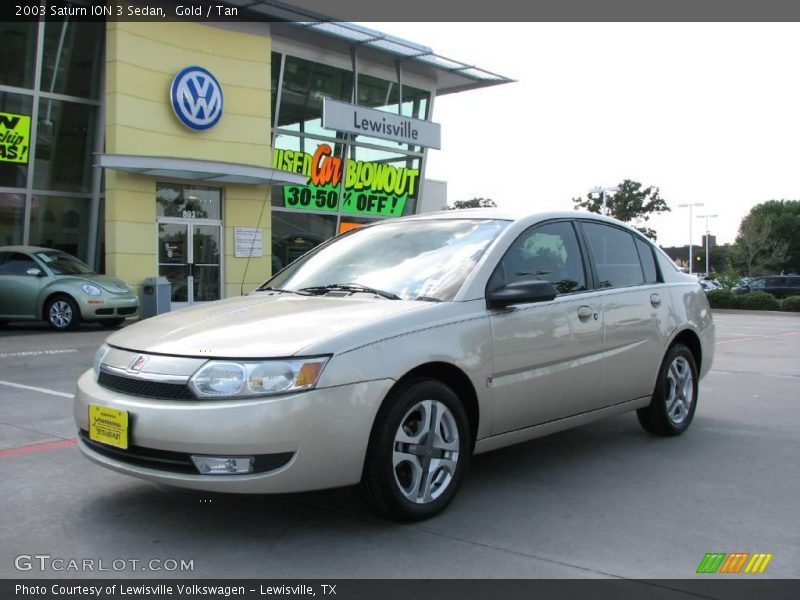 Gold / Tan 2003 Saturn ION 3 Sedan