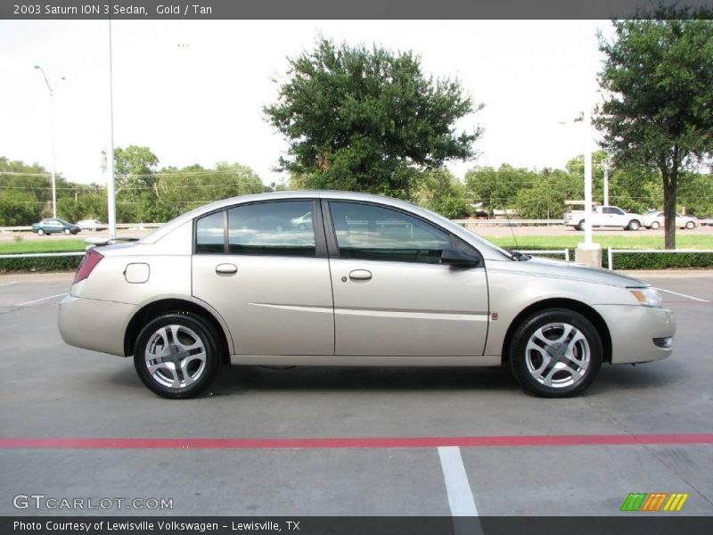 Gold / Tan 2003 Saturn ION 3 Sedan