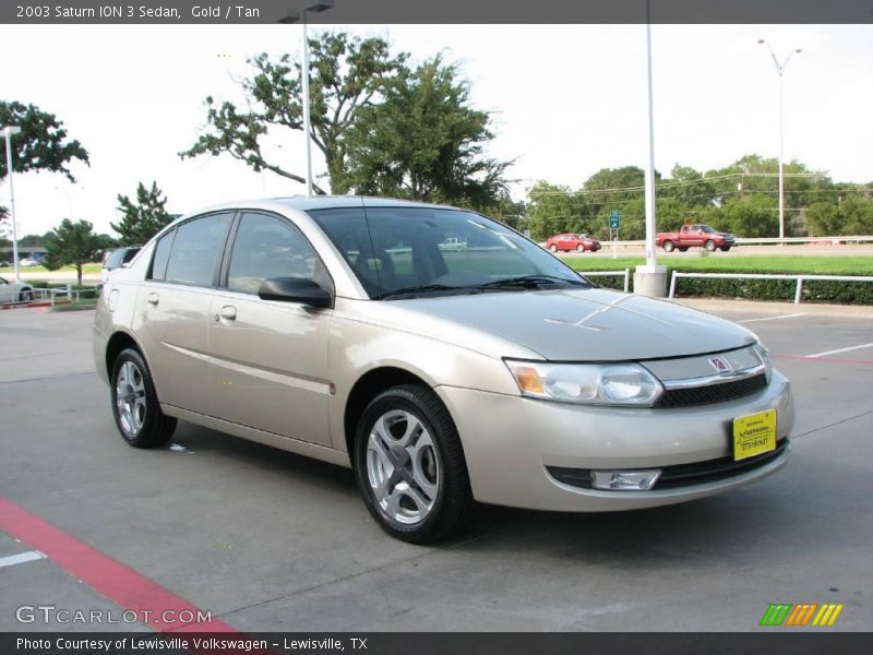 Gold / Tan 2003 Saturn ION 3 Sedan