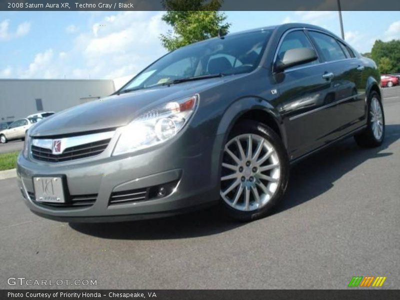 Techno Gray / Black 2008 Saturn Aura XR