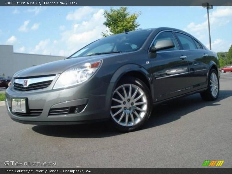 Techno Gray / Black 2008 Saturn Aura XR