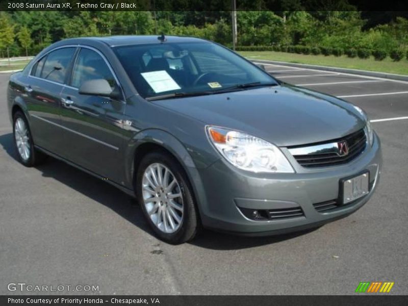 Techno Gray / Black 2008 Saturn Aura XR