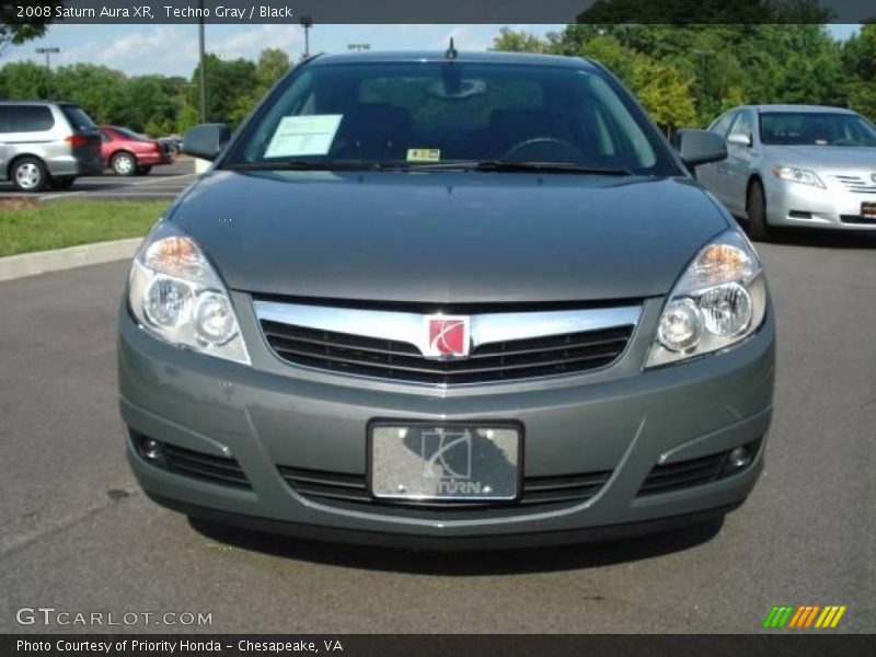 Techno Gray / Black 2008 Saturn Aura XR