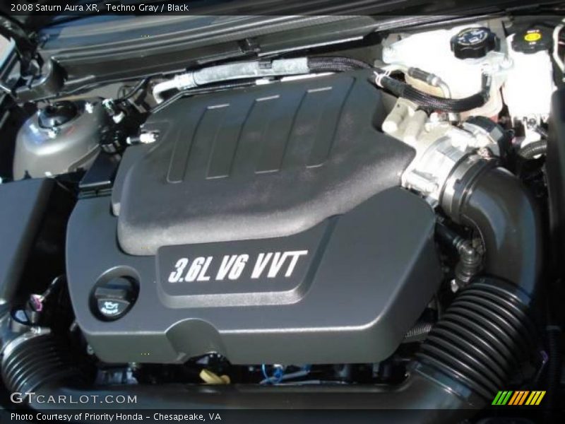Techno Gray / Black 2008 Saturn Aura XR